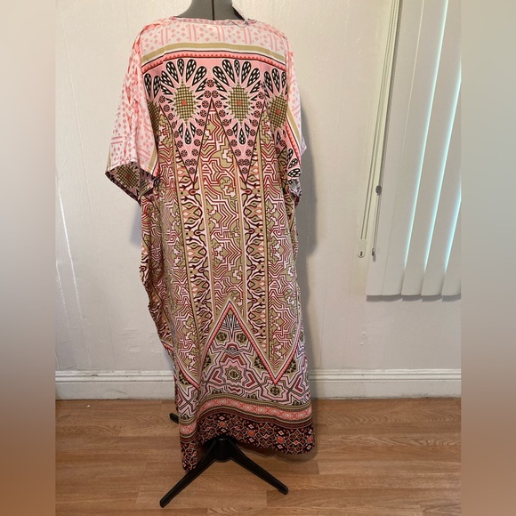 NWT gypsy blu multiple colors,printed maxi kaftan one size fits all - Picture 3 of 14